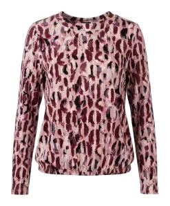 Dames longsleeve bordeaux