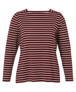 Dames longsleeve bordeaux