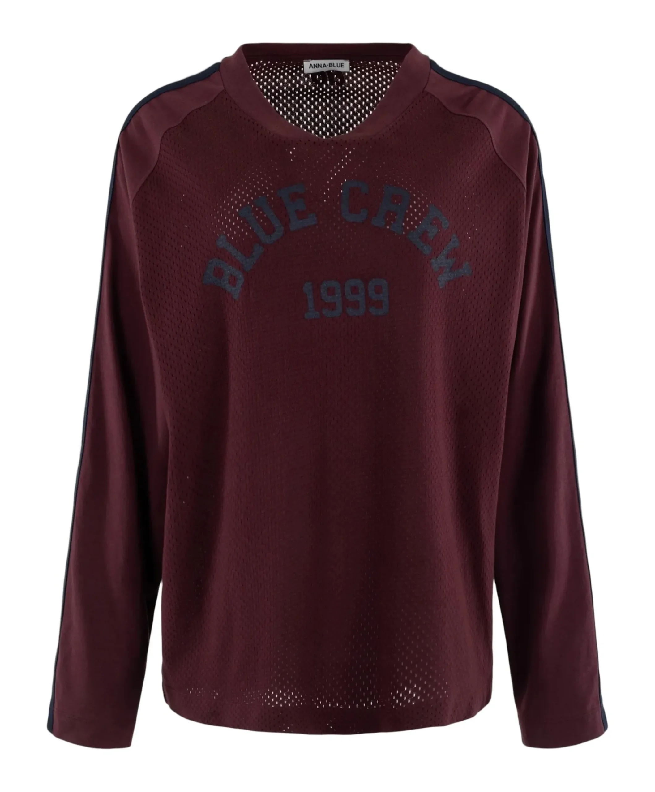 Dames longsleeve bordeaux