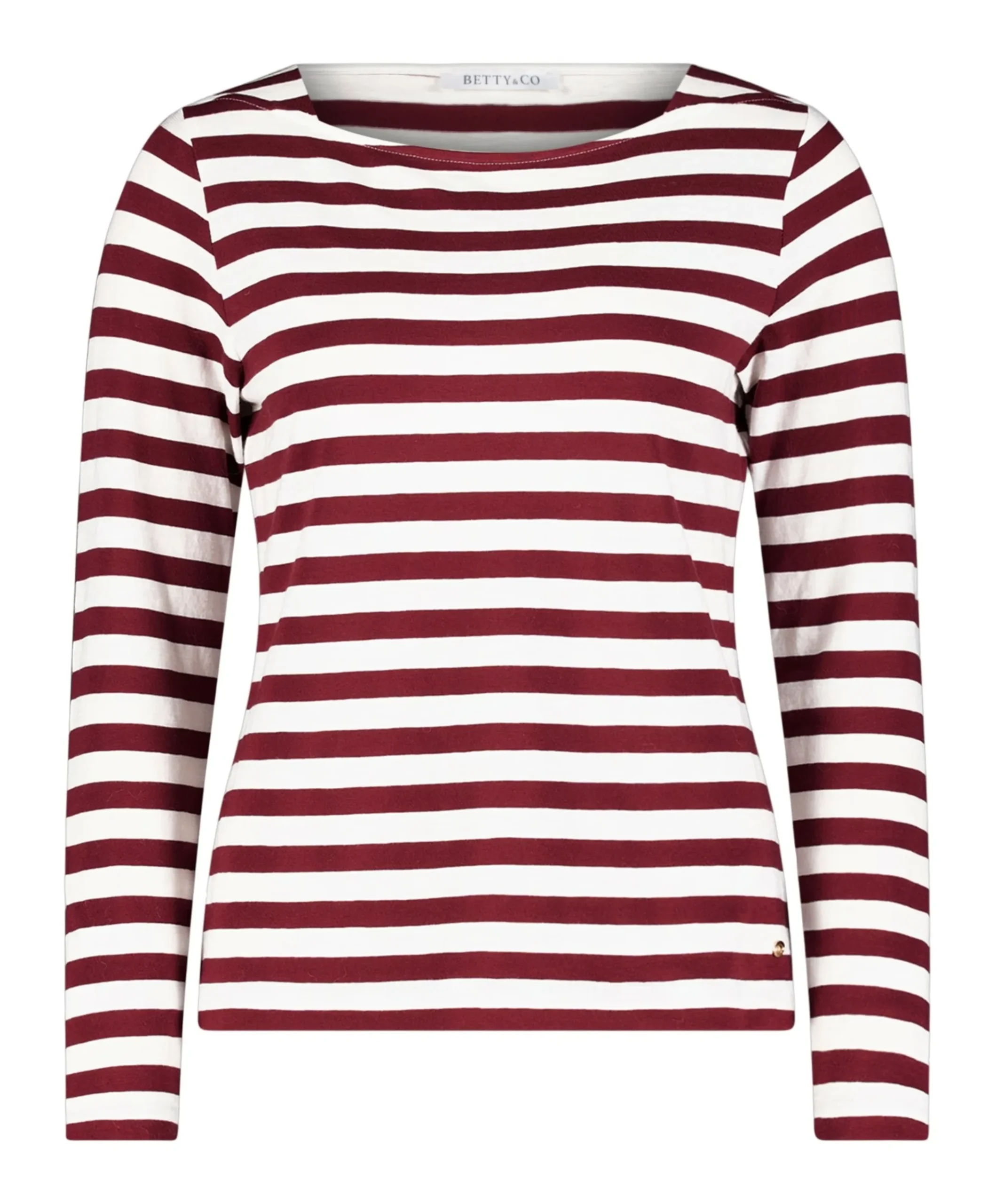 Dames longsleeve bordeaux
