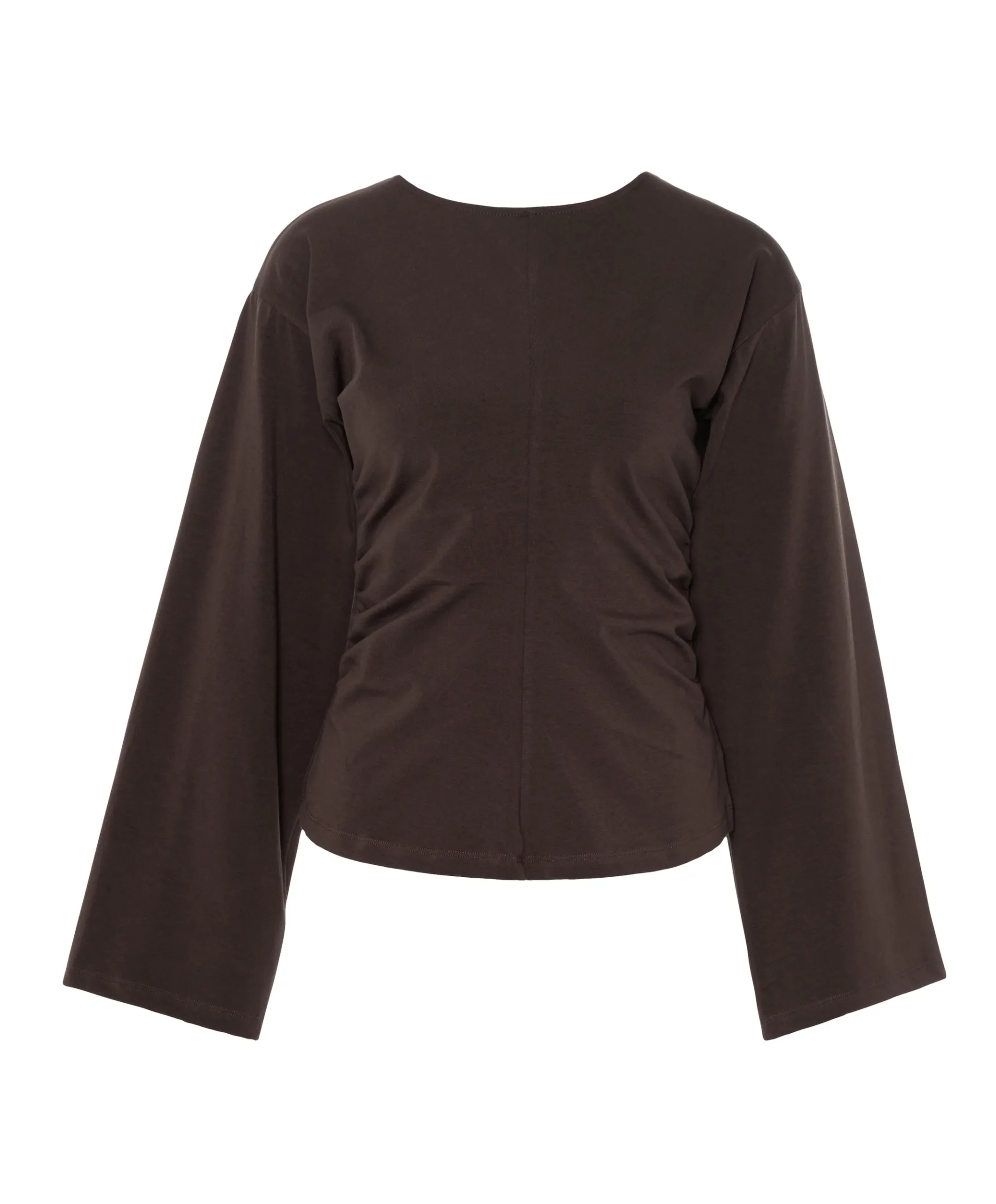 Dames longsleeve bruin