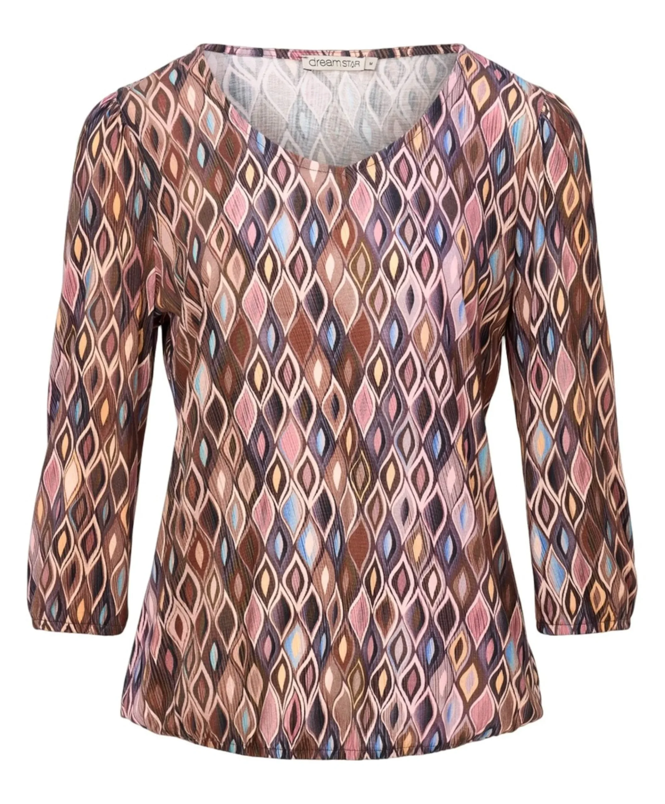 Dames longsleeve bruin