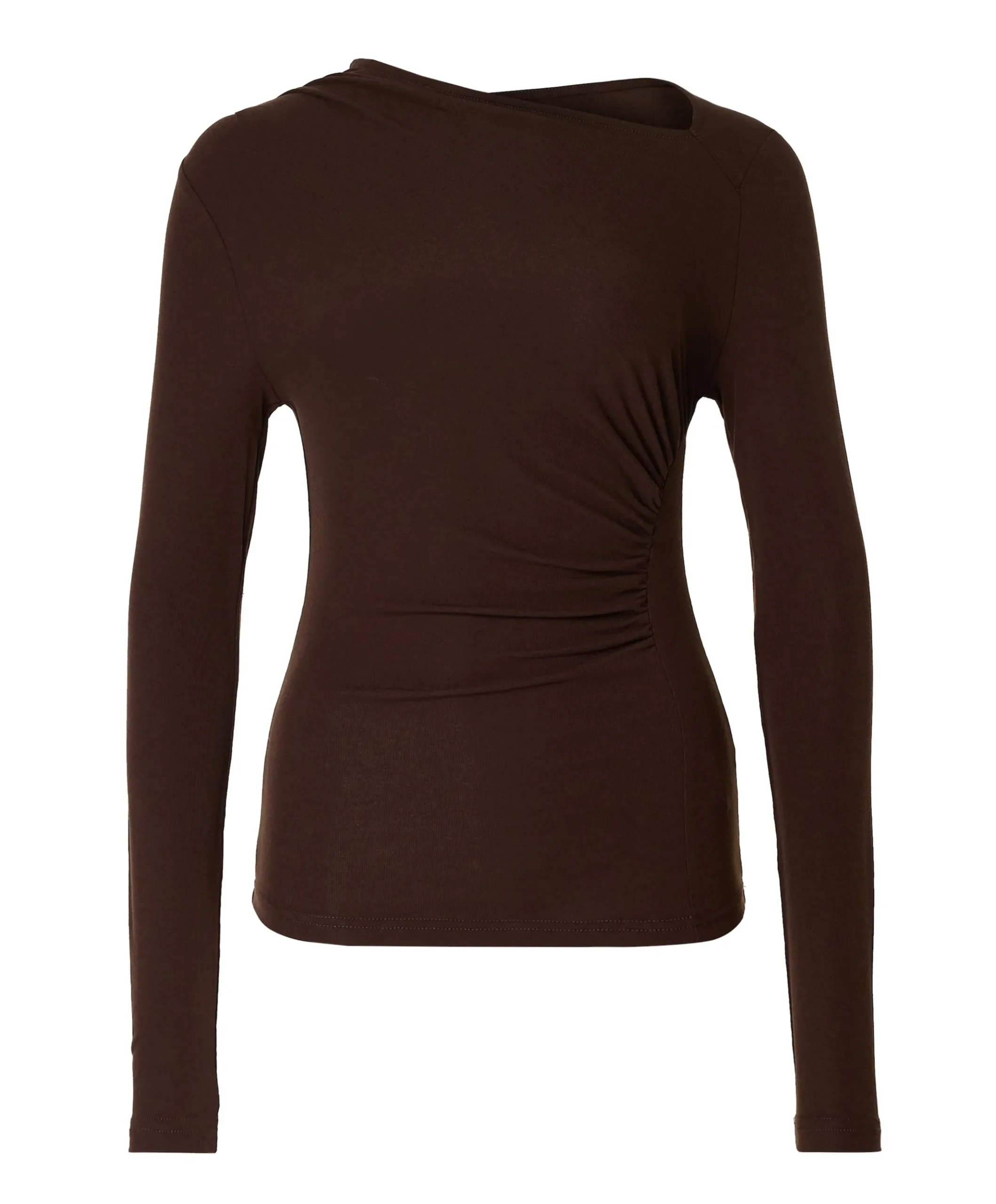 Dames longsleeve bruin