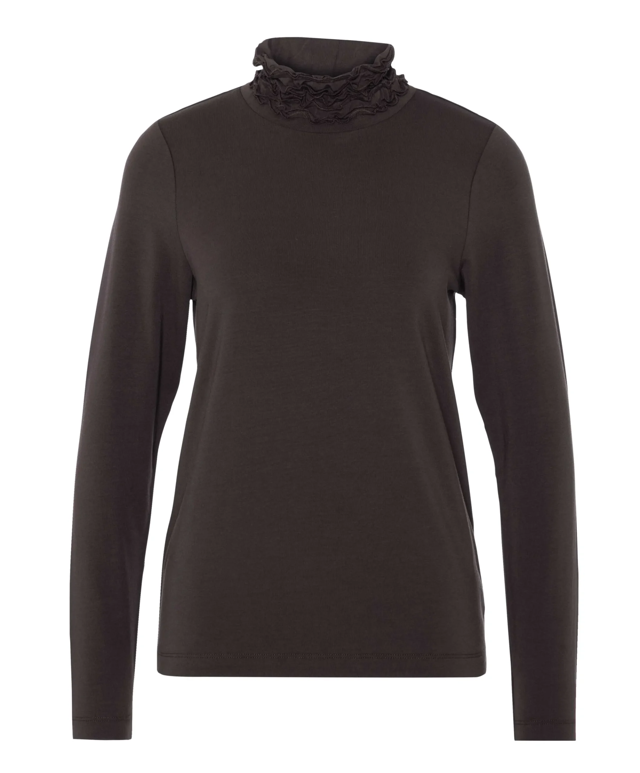 Dames longsleeve bruin