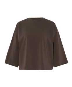 Dames longsleeve bruin