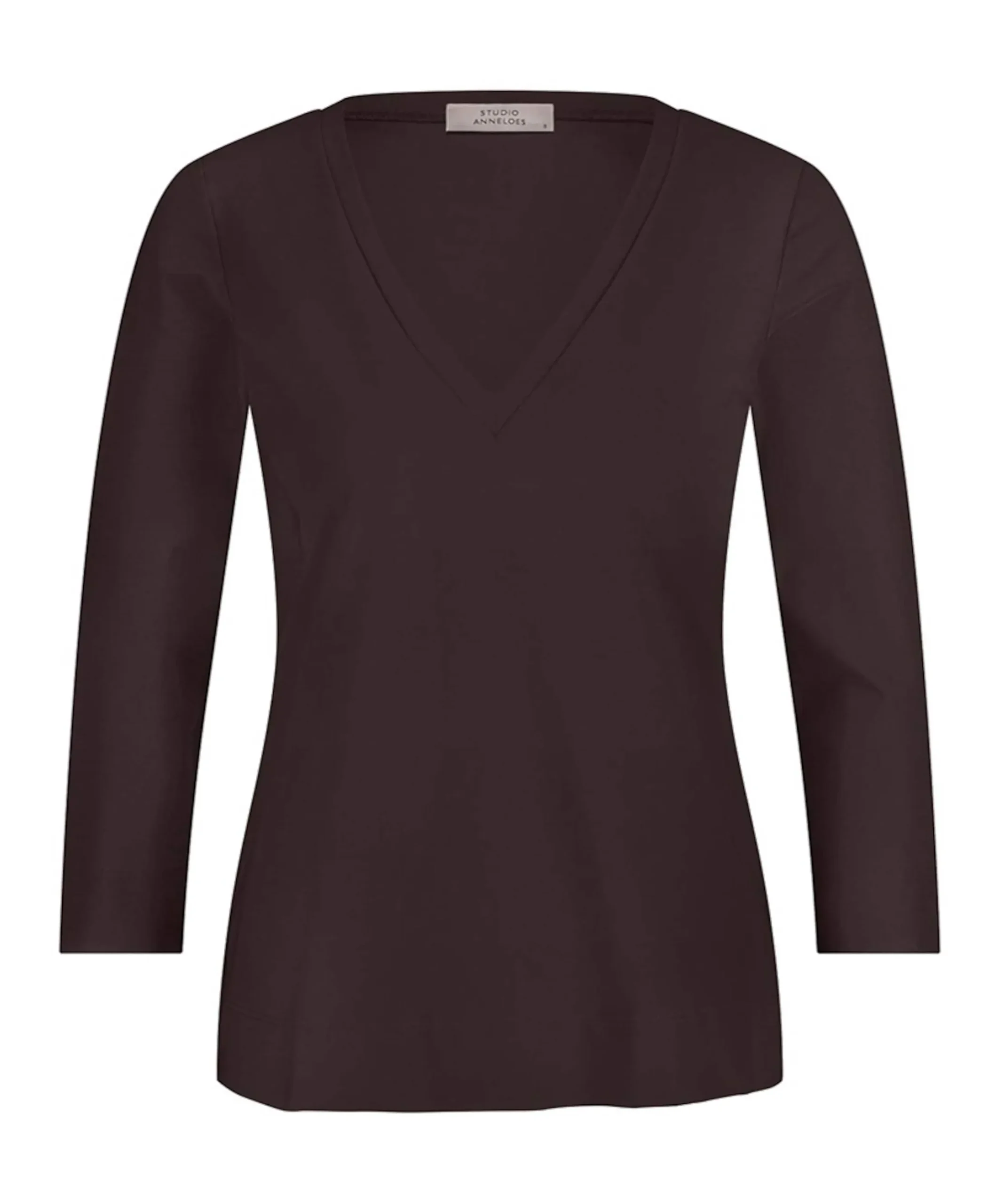 Dames longsleeve bruin