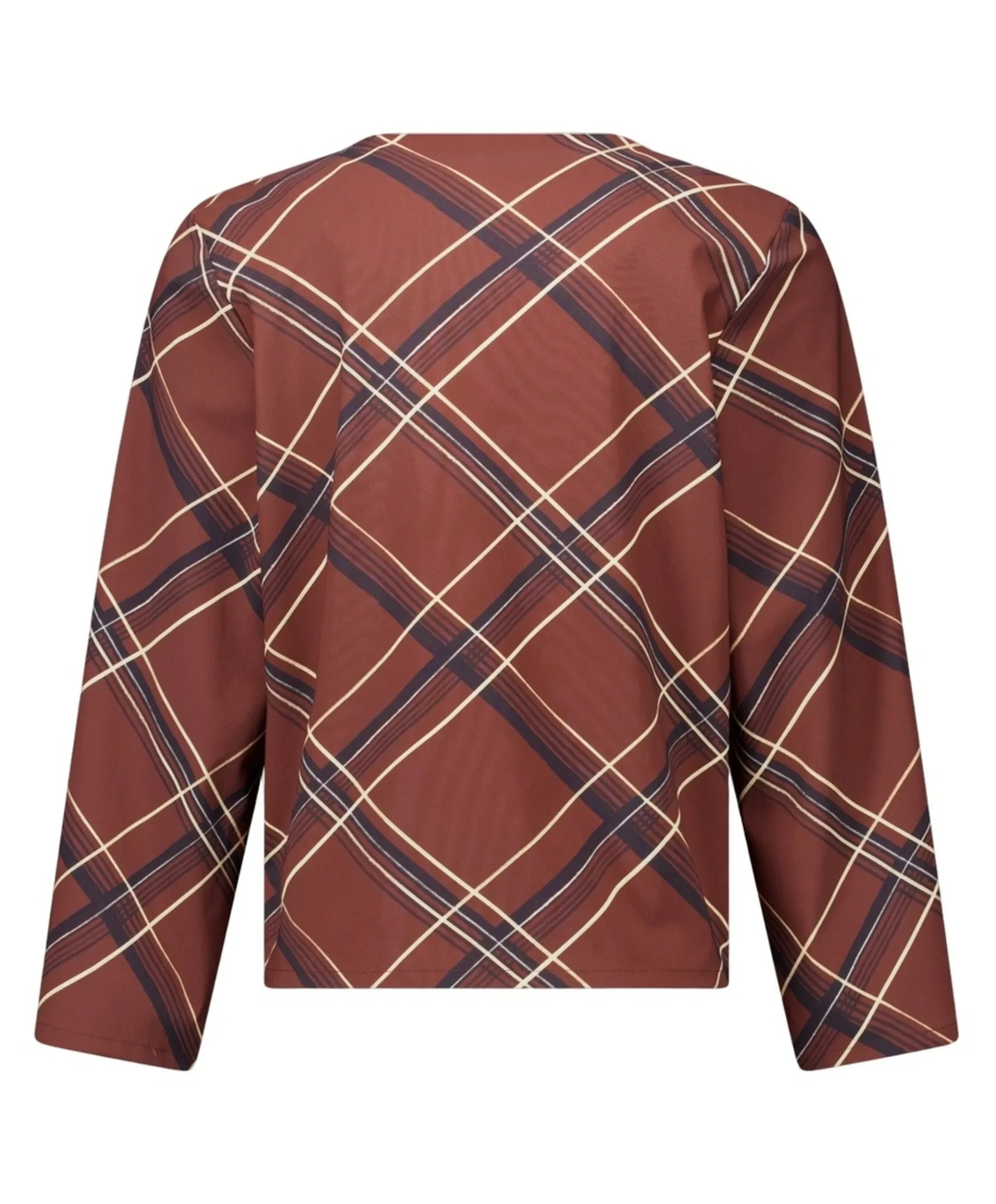 Dames longsleeve bruin