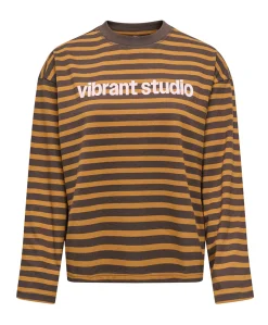 Dames longsleeve bruin