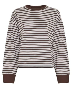 Dames longsleeve bruin