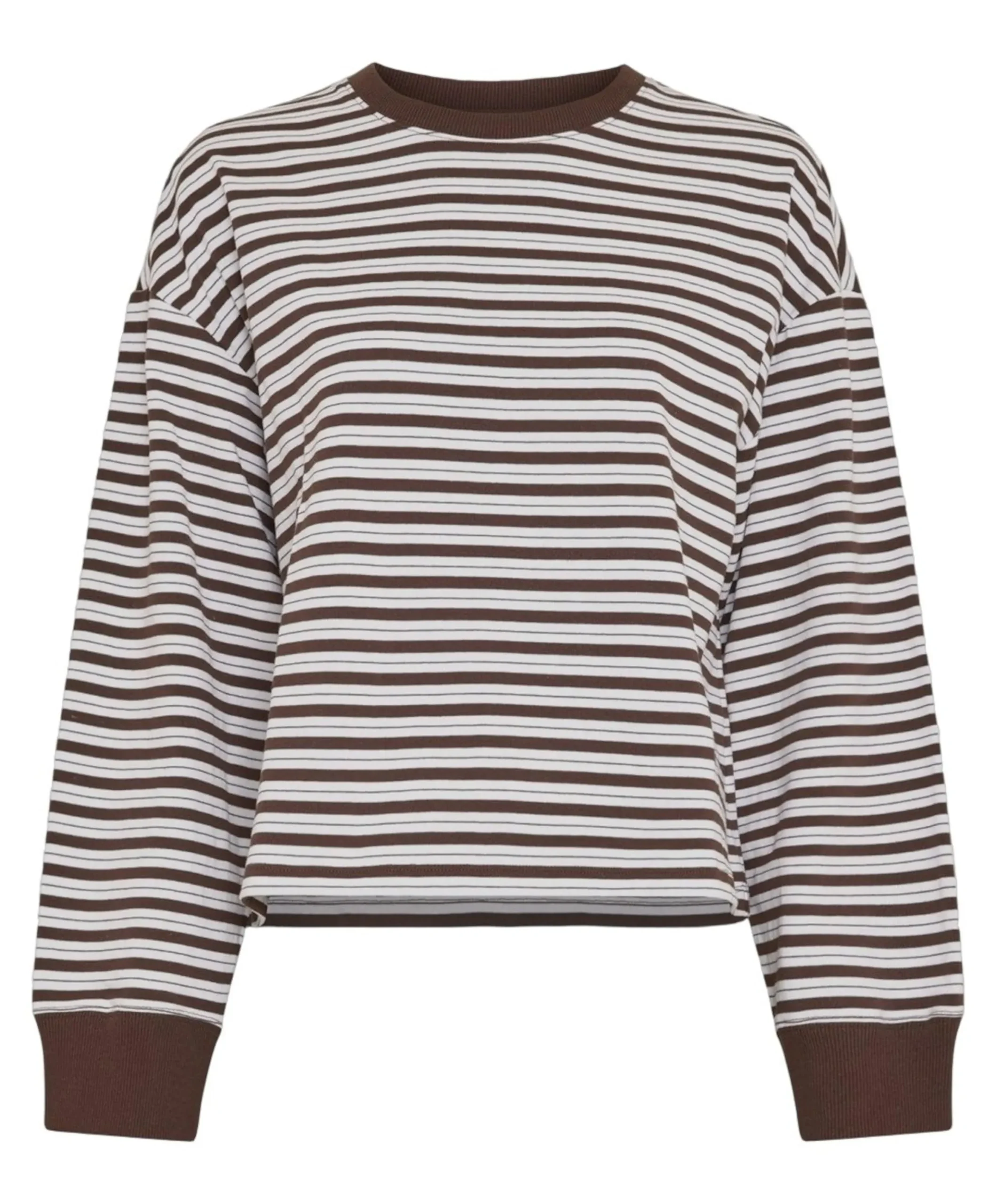 Dames longsleeve bruin