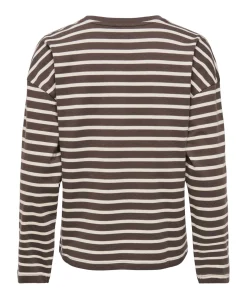 Dames longsleeve bruin