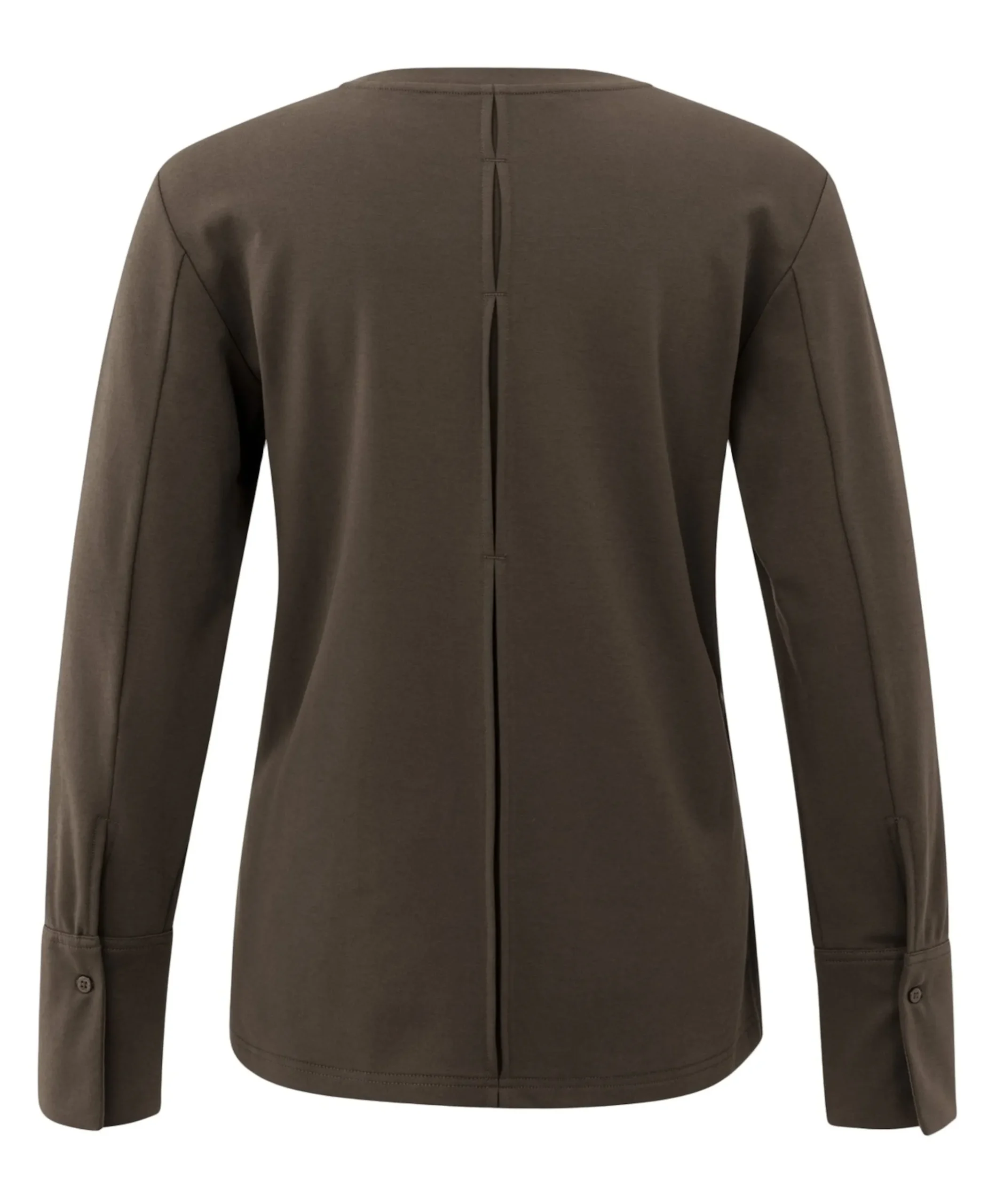 Dames longsleeve bruin