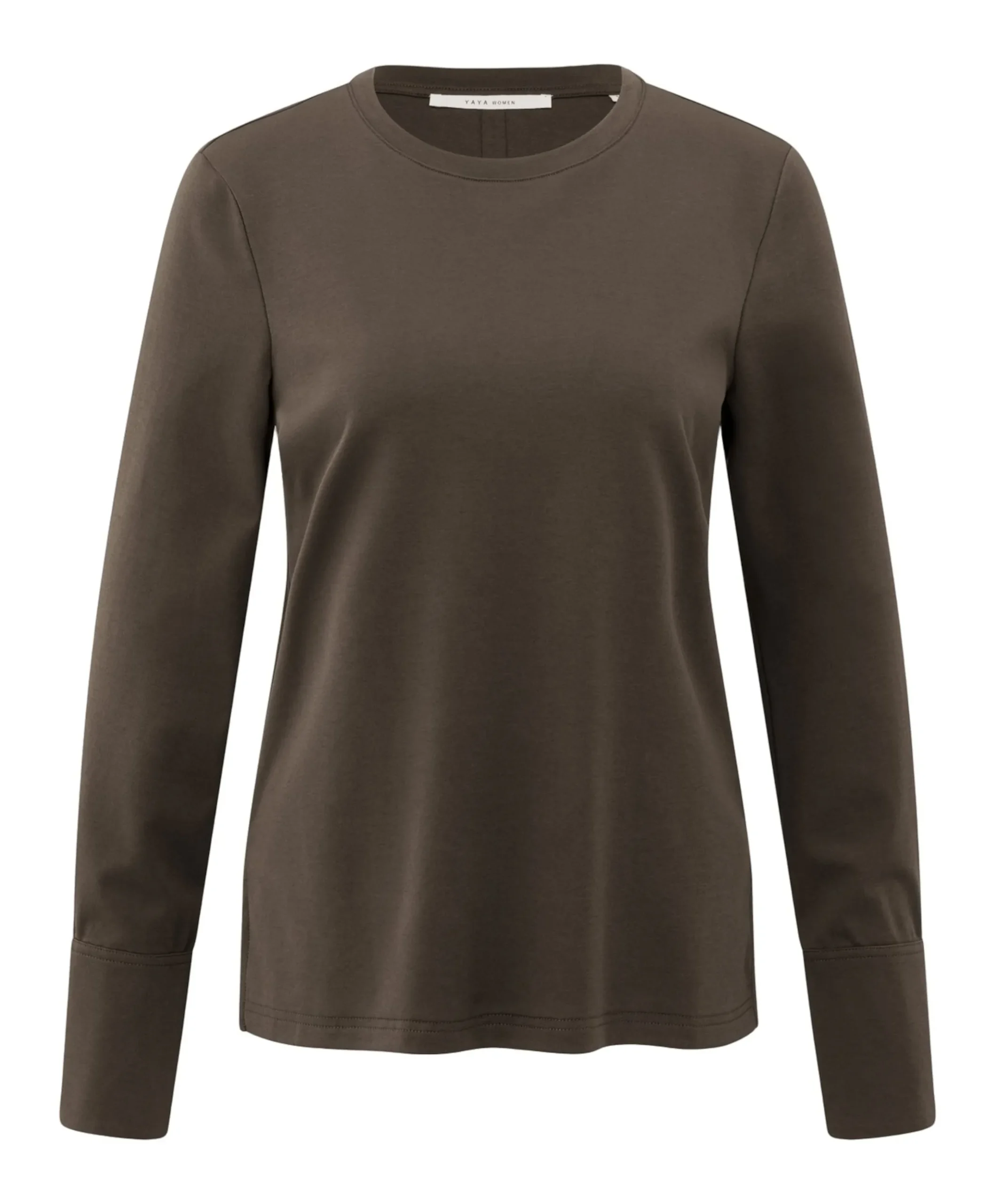 Dames longsleeve bruin