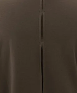 Dames longsleeve bruin