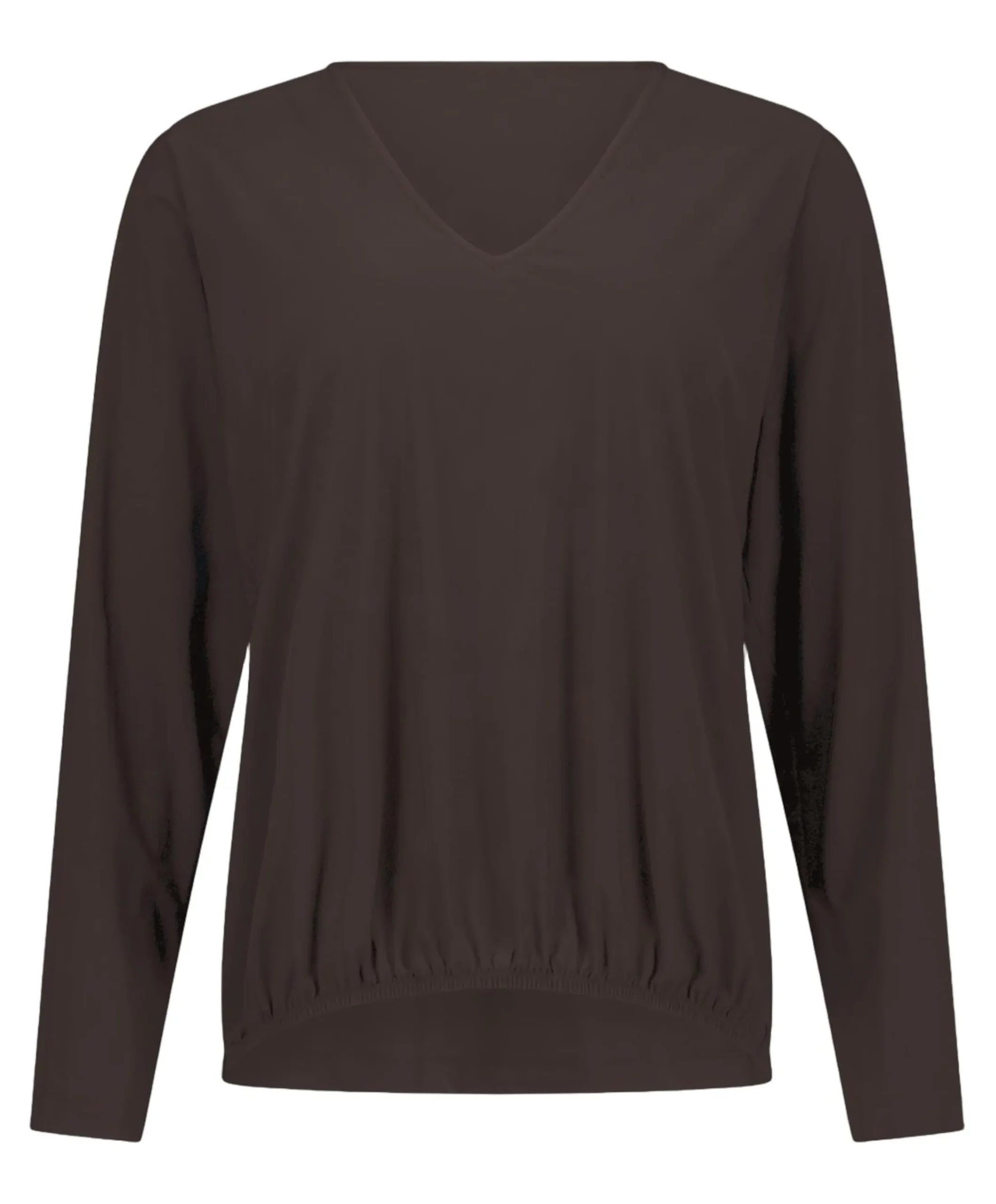 Dames longsleeve bruin