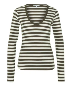 Dames longsleeve bruin