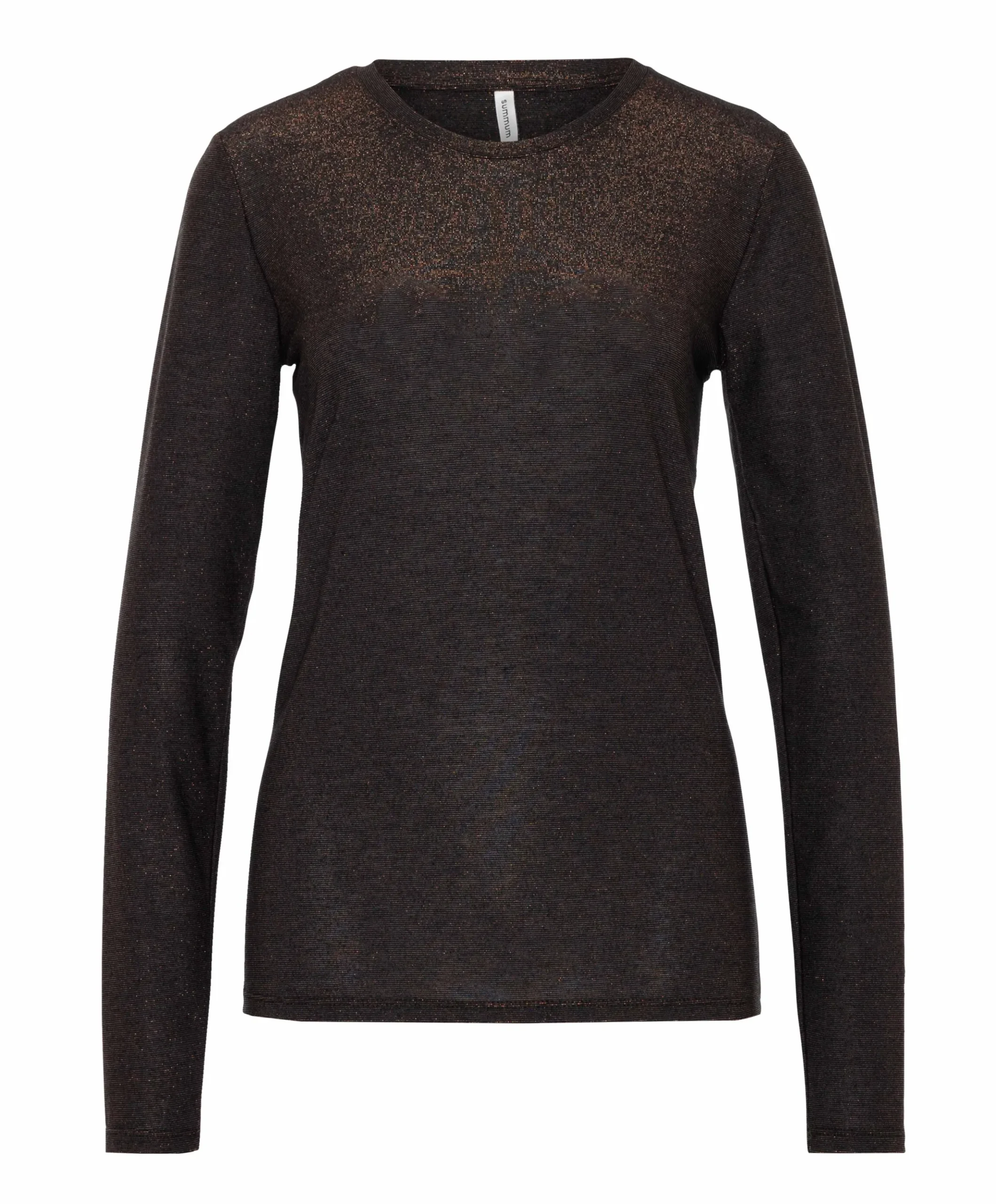 Dames longsleeve bruin