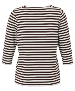 Dames longsleeve bruin