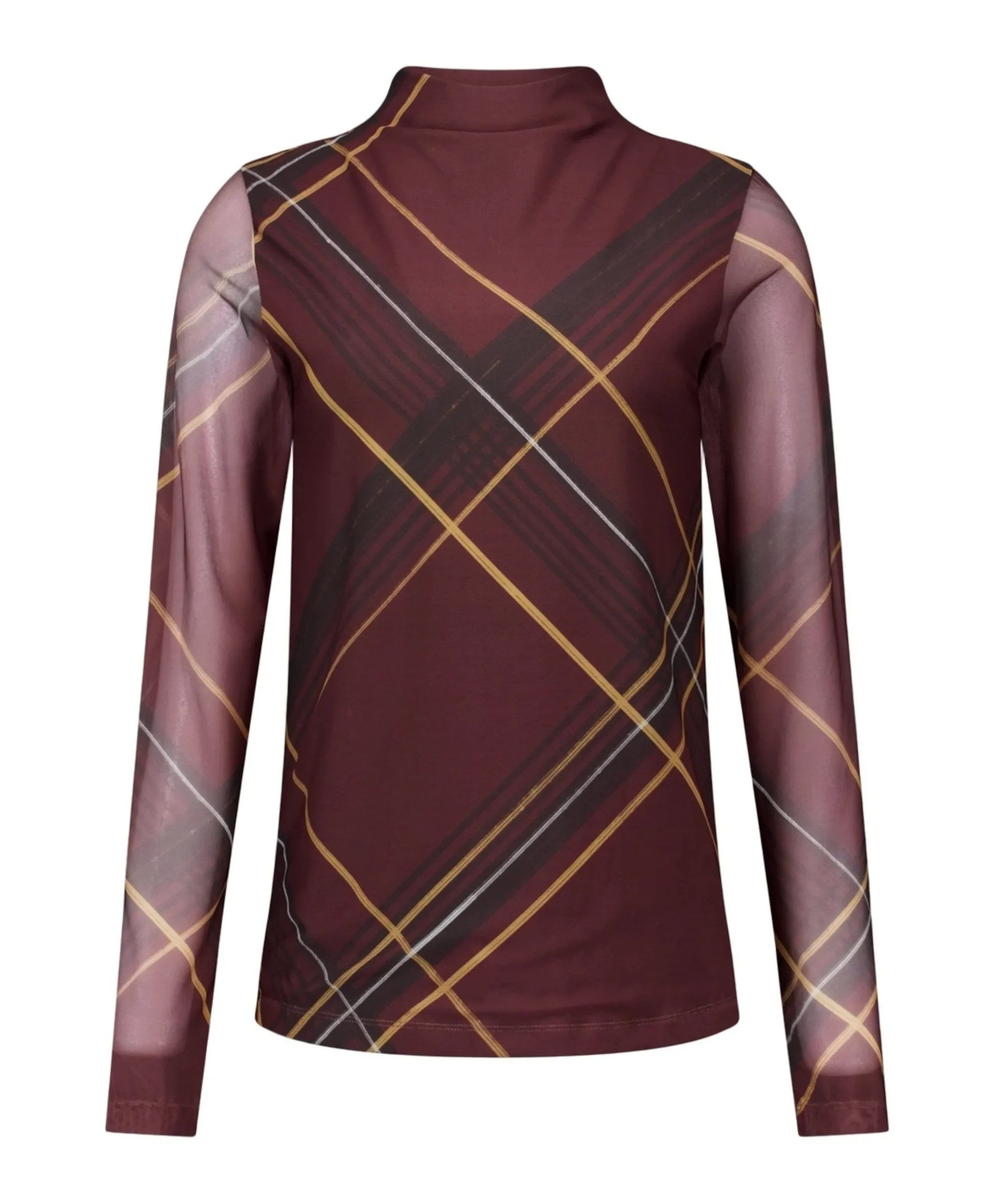 Dames longsleeve bruin