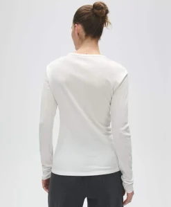 Dames longsleeve ecru