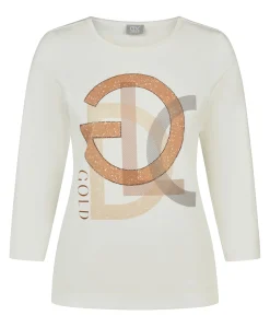 Dames longsleeve ecru