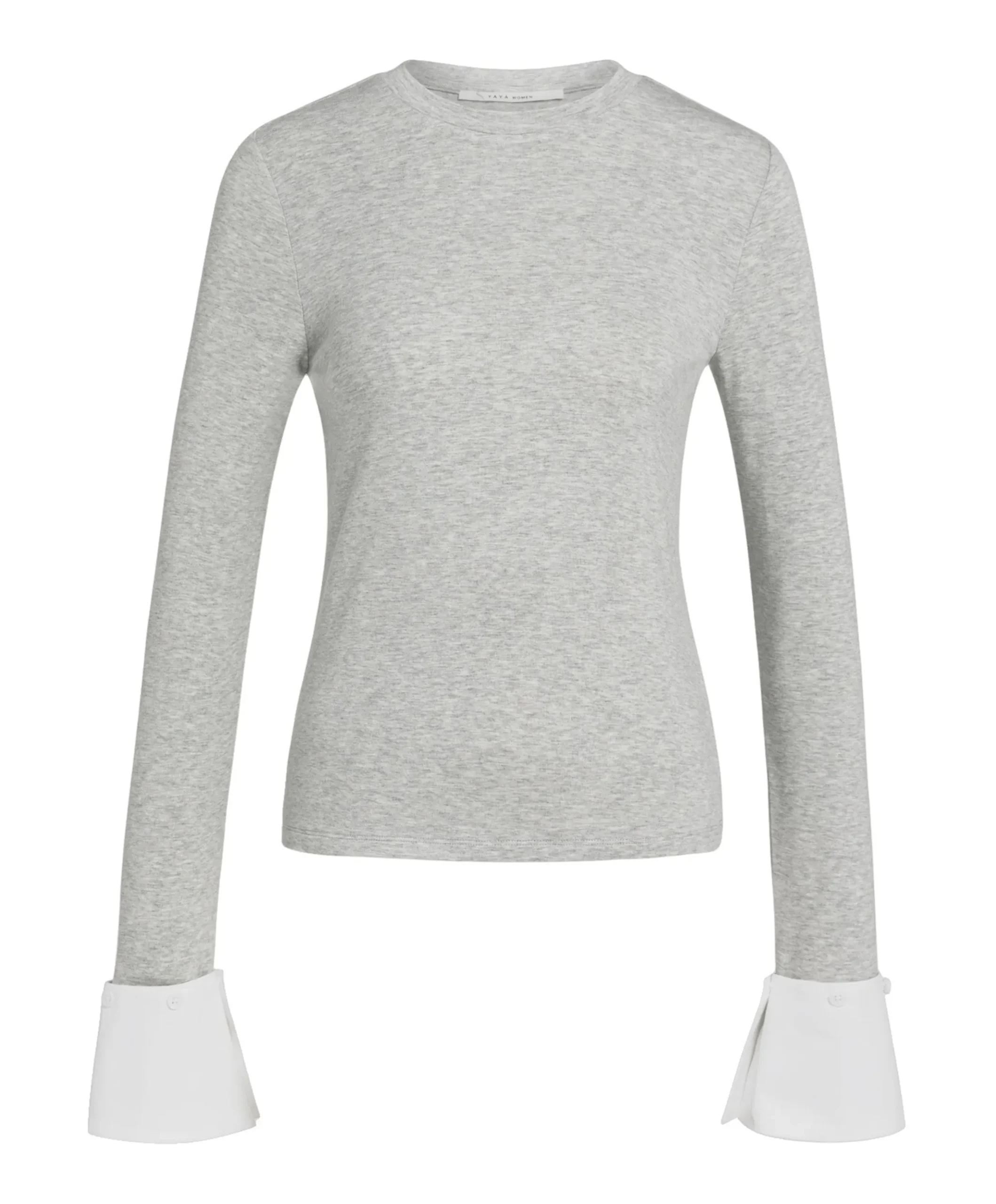 Dames longsleeve grijs