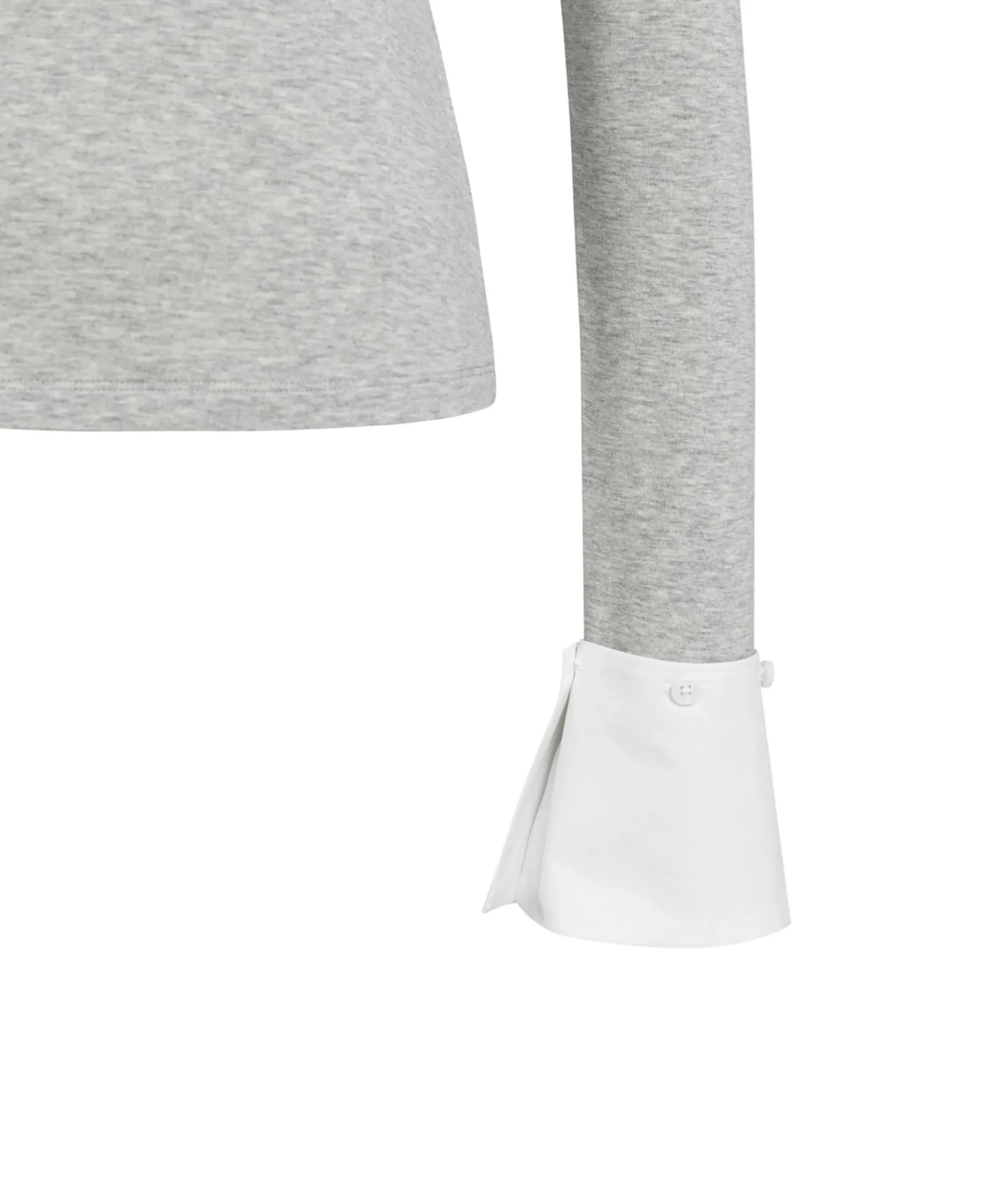 Dames longsleeve grijs