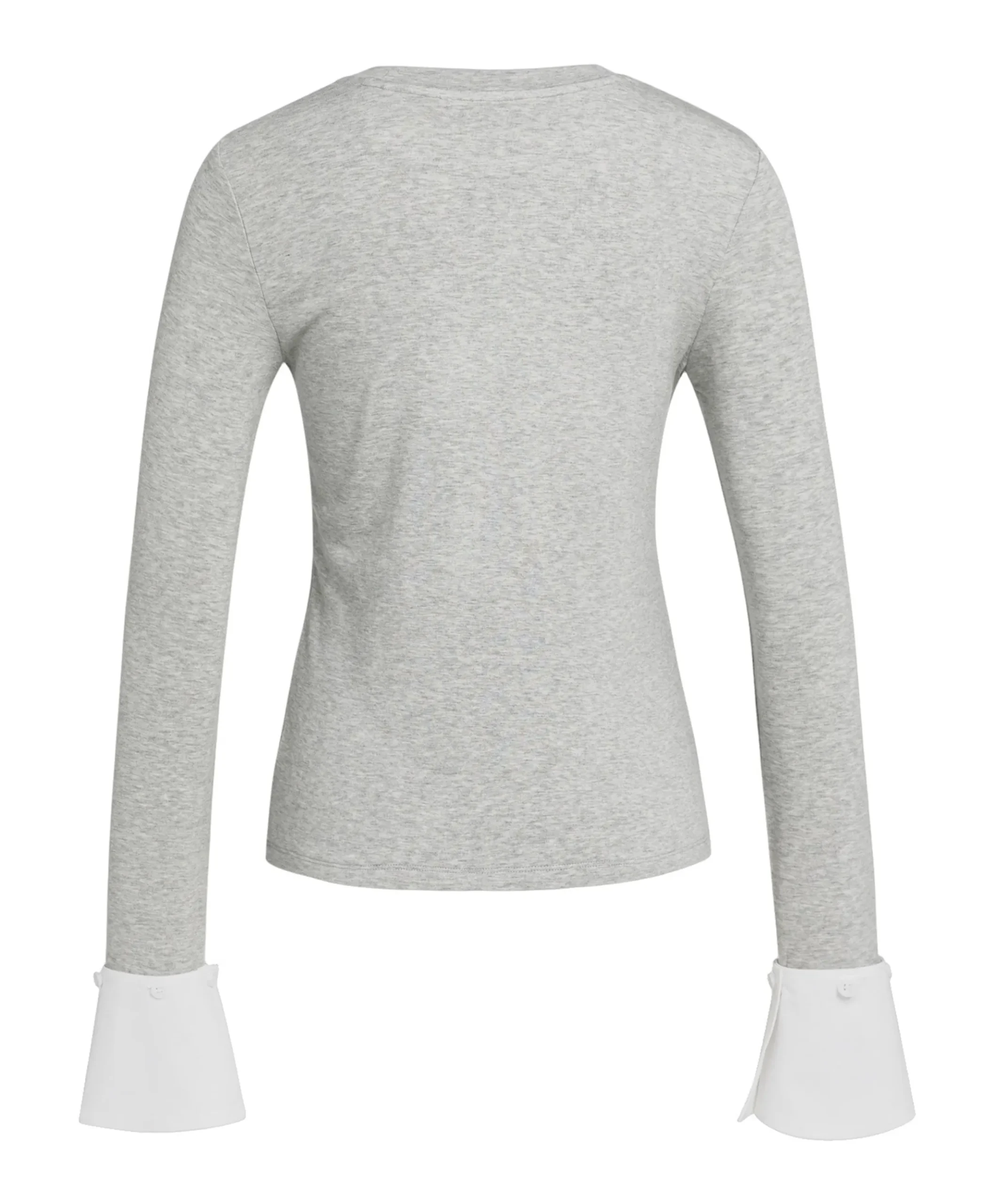 Dames longsleeve grijs