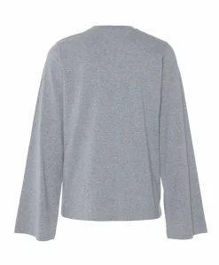 Dames longsleeve grijs
