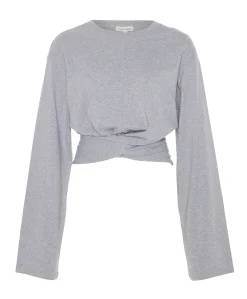 Dames longsleeve grijs