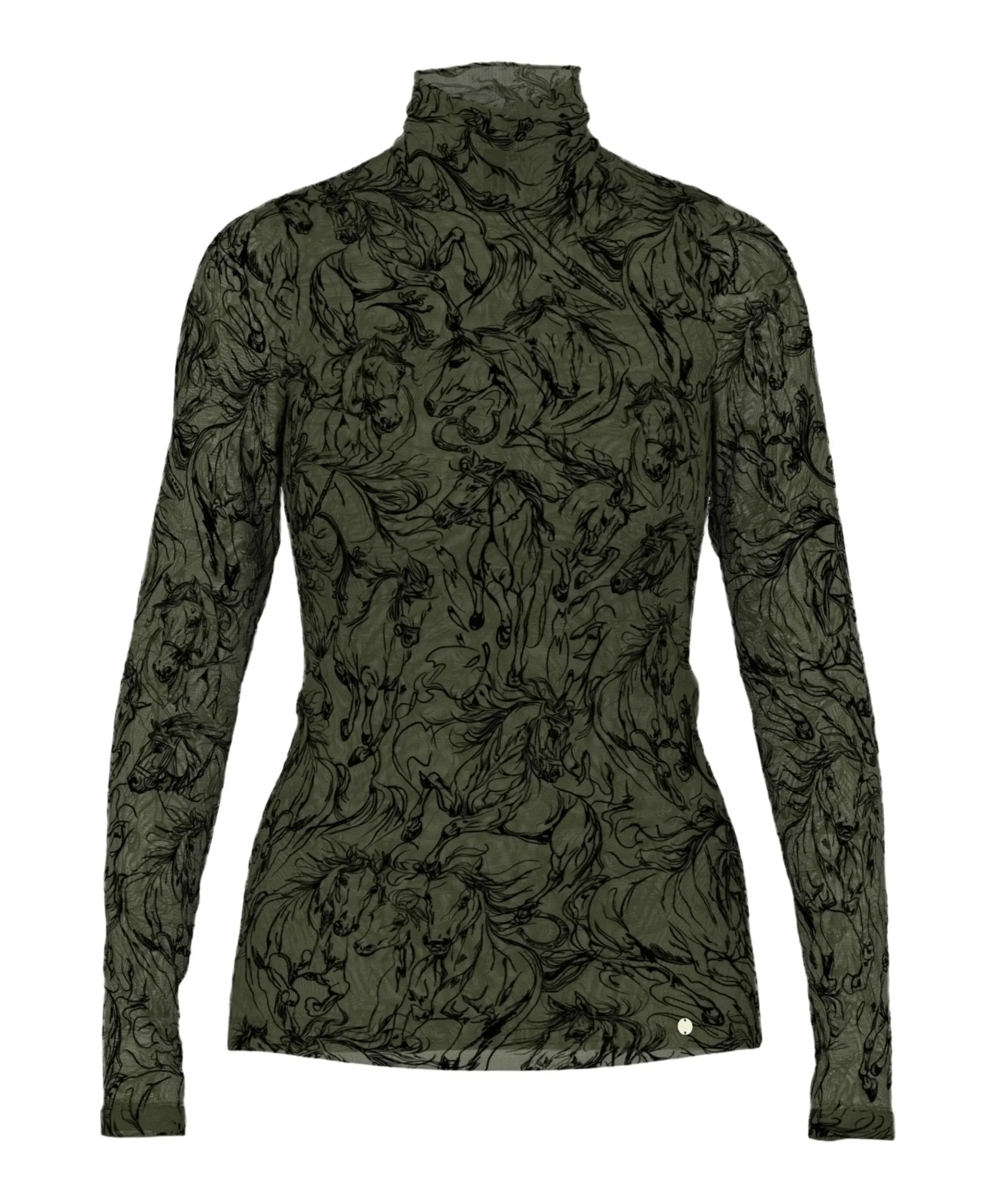 Dames longsleeve groen