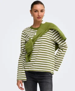 Dames longsleeve groen