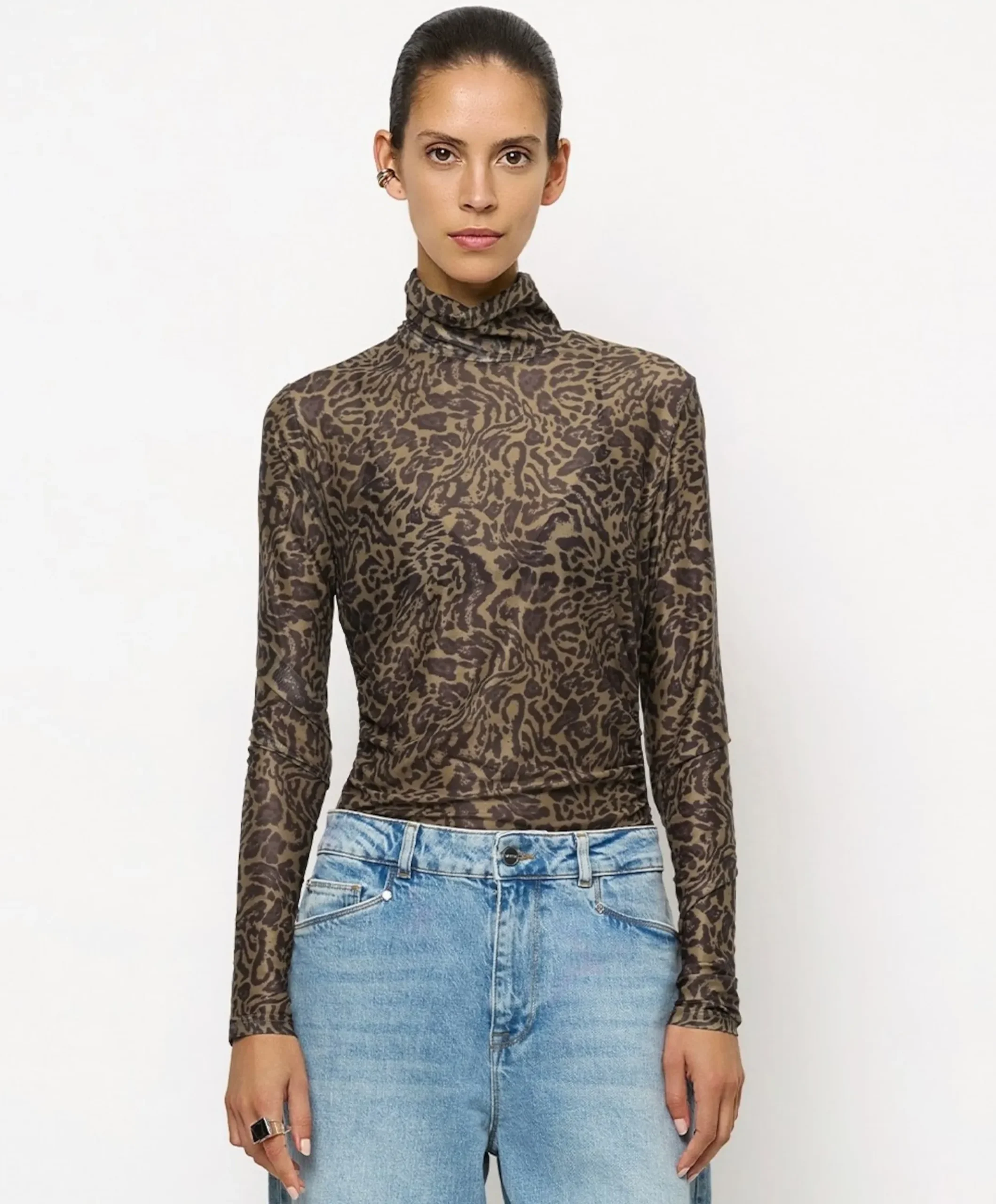 Dames longsleeve groen