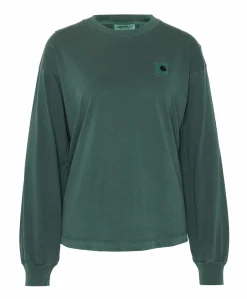 Dames longsleeve groen