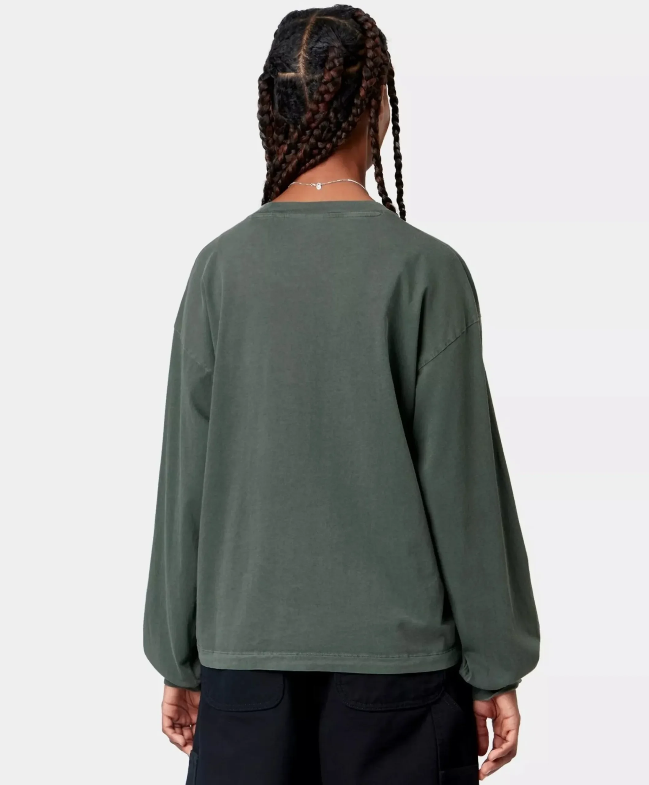 Dames longsleeve groen