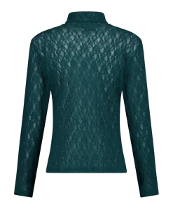 Dames longsleeve groen