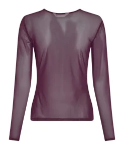 Dames longsleeve paars