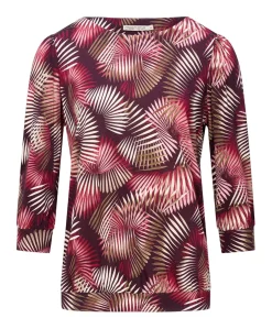 Dames longsleeve rood