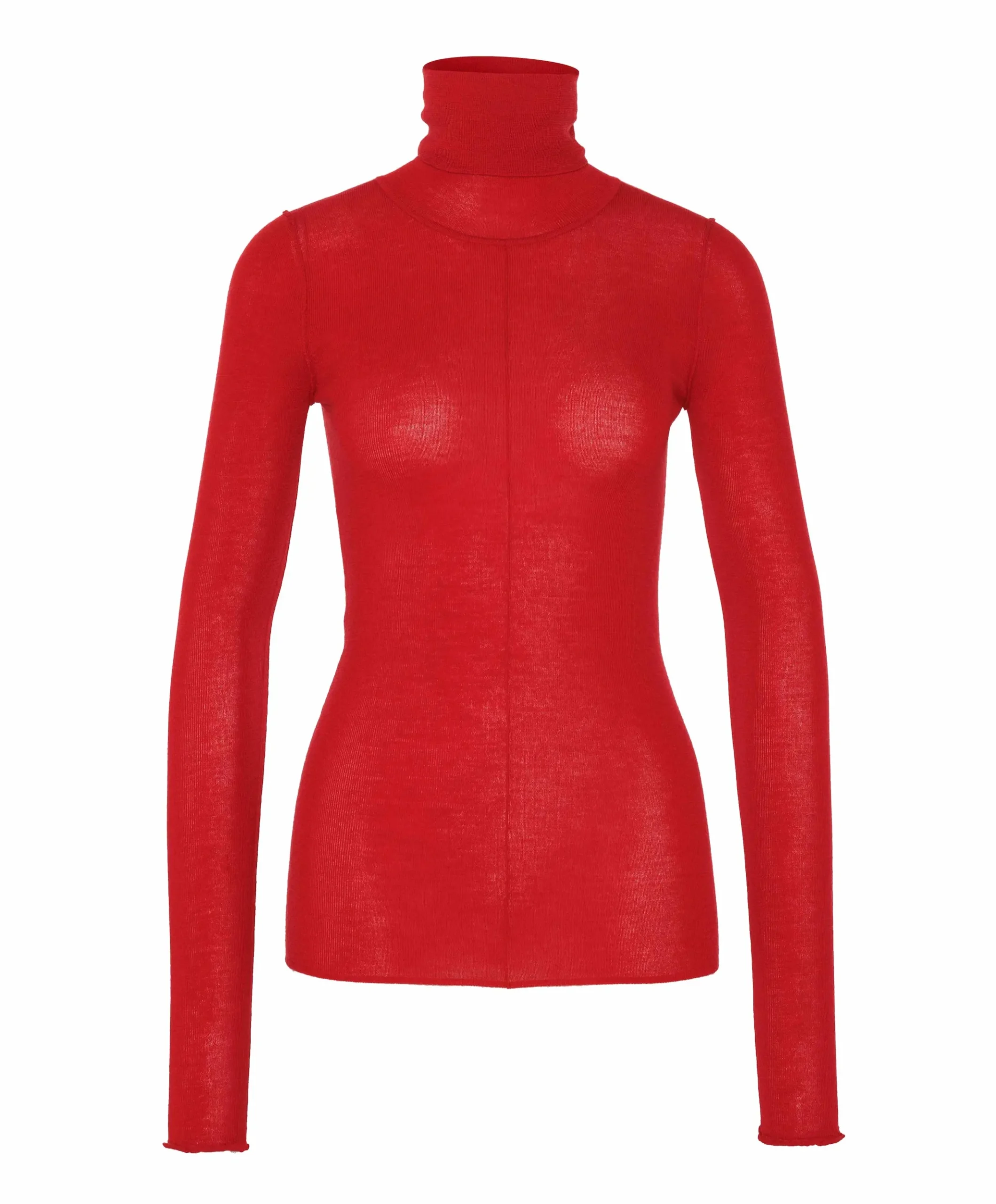 Dames longsleeve rood