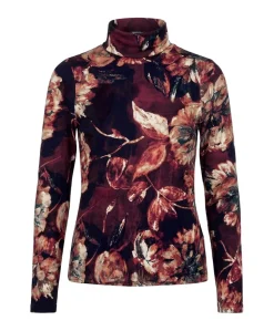 Dames longsleeve rood