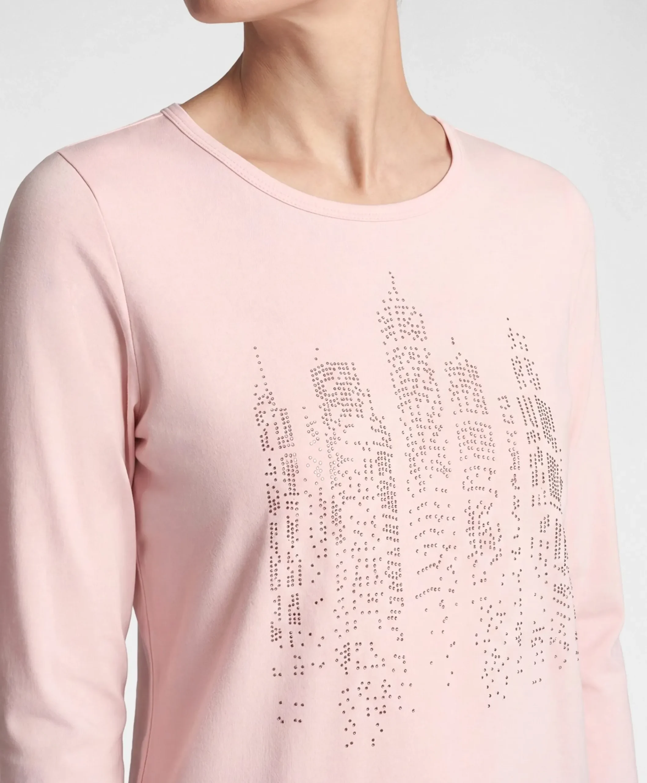 Dames longsleeve roze