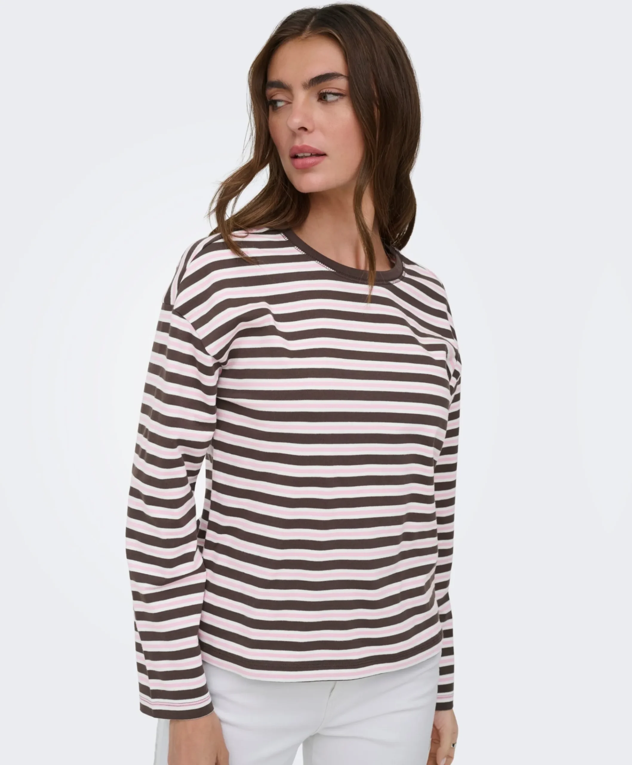 Dames longsleeve roze