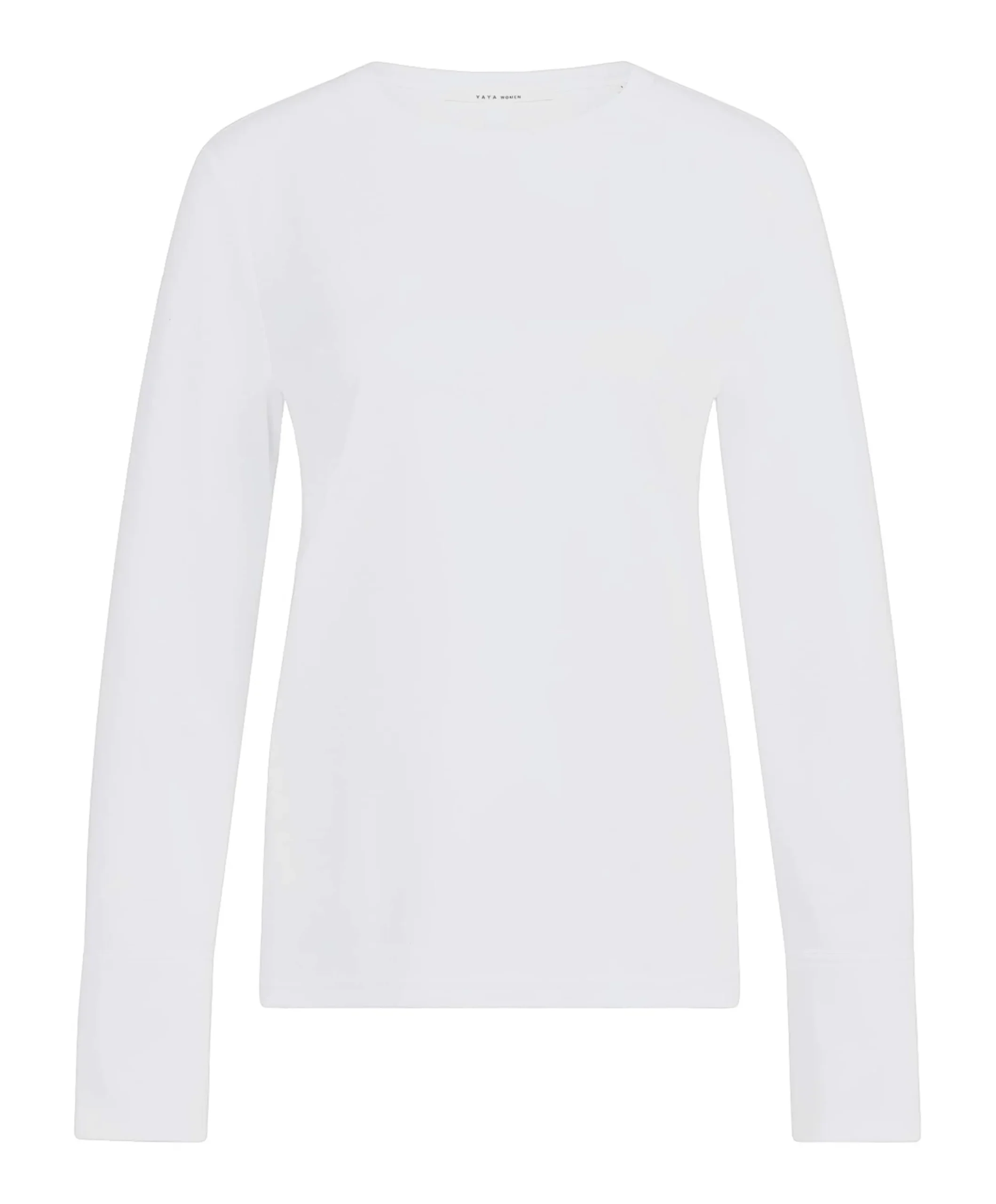 Dames longsleeve wit