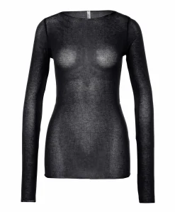 Dames longsleeve zwart