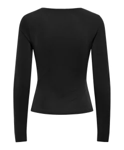 Dames longsleeve zwart