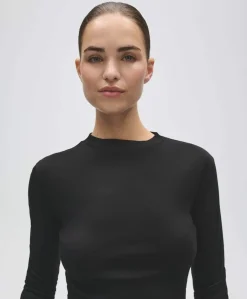 Dames longsleeve zwart