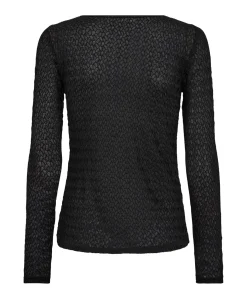 Dames longsleeve zwart