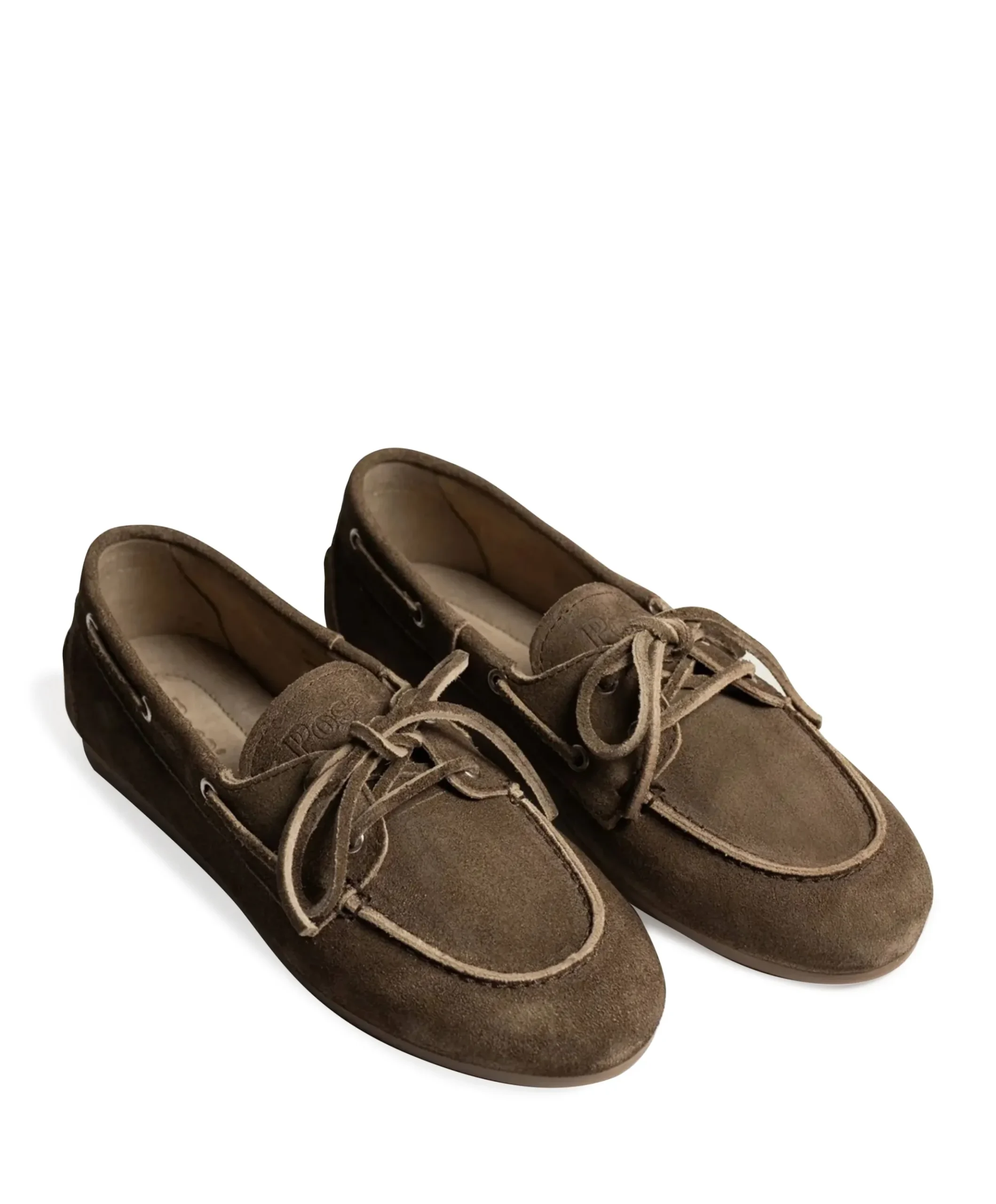 dames mocassins bruin