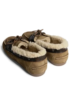 dames mocassins bruin
