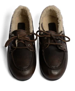 dames mocassins bruin